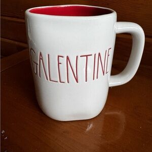 Rae Dunn White and Red Galentine Mug